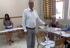 Στο Ναρθάκι ψήφισε ο Χρήστος Καπετάνος: «Σήμερα ψηφίζουμε με υπευθυνότητα, για το καλό του τόπου και της χώρας μας»